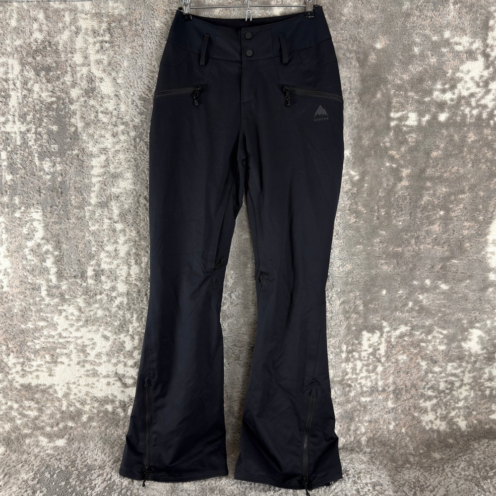 Burton Size S Snowboard Ski Winter Outdoor Snow Pants Black Full Length Women